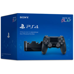 ワイヤレスコントローラー（DUALSHOCK 4） Days of Play Special Pack Black CUHJ-15010 CUHJ-15011 ジェット・ブラック