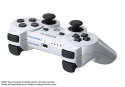 �k���Õi�l ���C�����X�R���g���[���[ DUALSHOCK3 �Z���~�b�N�E�z���C�g CECH-ZC2JCW �yPS3�z