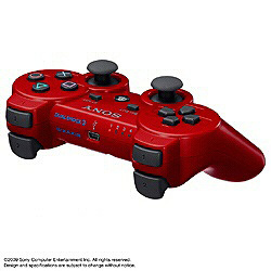 PS3専用ワイヤレスコントローラ [DUALSHOCK3]（ディープ・レッド）【PS3】