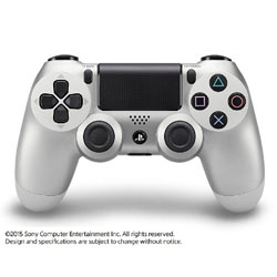 PS4専用ワイヤレスコントローラー [DUALSHOCK4] シルバー【PS4】