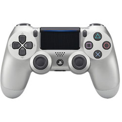 【純正】PS4専用ワイヤレスコントローラー [DUALSHOCK4] シルバー（CUH-ZCT2J15）【PS4】
