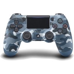 ワイヤレスコントローラー(DUALSHOCK 4) ブルー・カモフラージュ   CUHZCT2J25