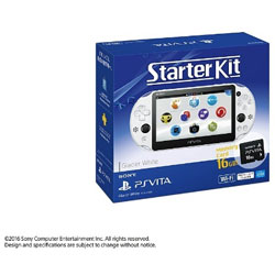 PlayStation Vita（プレイステーション・ヴィータ） Starter Kit Wi-Fiモデル PCH-2000シリーズ グレイシャー・ホワイト [ゲーム機本体]