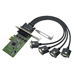 インターフェイスボード　4ポート RS-232C・デジタルI/O PCI Expressボード   REX-PE64D