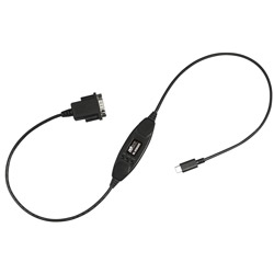USB-C ⇔ D-sub9ピン(RS-232C)ケーブル [0.85m] (Android/Windows11対応)  RS-USB60FC