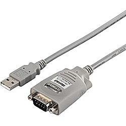 y݌Ɍz USB-A  D-sub9sP[u [1.0m]  Vo[ BSUSRC06SV [EU RoHSwߏ]