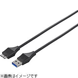 y݌Ɍz USB-A  micro USBP[u [] /1m /USB3.0]  ubN BSUAMBSU310BK [EU RoHSwߏ]