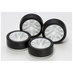 【ミニ四駆】　グレードアップパーツ No.483　ローハイトタイヤ&ホイールセット（Yスポーク）　15483