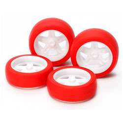 【ミニ四駆】GP504 スポークホイール＆ハードスリックタイヤ