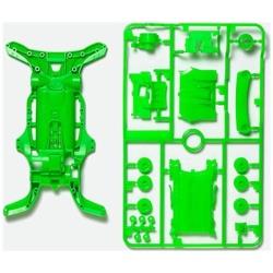 【ミニ四駆】 AR蛍光カラーシャーシセット (グリーン)