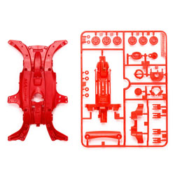 【ミニ四駆】ミニ四駆特別企画 MA強化シャーシセット（レッド）