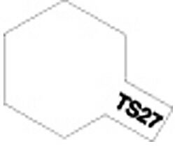 タミヤカラースプレー TS-27 マットホワイト (つや消し)