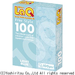 LaQ フリースタイル 100（水色）