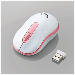 【在庫限り】 マウス M-DY10DRPN ピンク ［光学式 /3ボタン /USB /無線(ワイヤレス)］