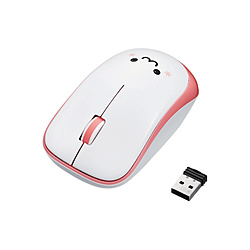 ワイヤレスIR LEDマウス［2.4GHz・USB・Mac／Win／PS5対応］　M-IR07DRシリーズ （3ボタン・ピンク）　M-IR07DRPN