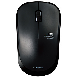 M-IR07DRSBK マウス M-IR07DRSシリーズ ブラック [IR LED /3ボタン /USB /無線(ワイヤレス)／PS5対応] 【sof001】