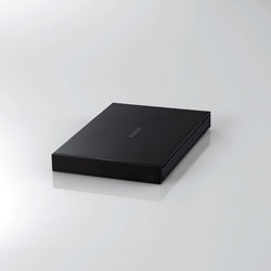 ELP-ETV010UBK(ブラック)　PS5対応 TV向け外付けポータブルハードディスク ［USB 3.1・1TB］ ELP-ETVシリーズ 【sof001】