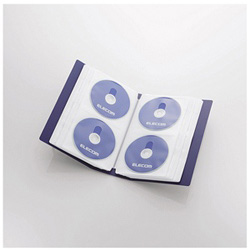 ［120枚収納］　DVD/CD用ディスクファイル （ブルー）　CCD-FS120BU