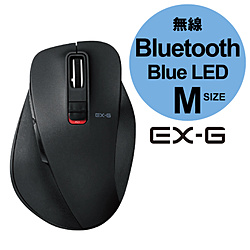 M-XGM10BBBK　ワイヤレスマウス（BlueLED/Bluetooth/5ボタン/ブラック/PS5対応） [Bluetoothマウス・ブルーLED方式]