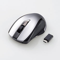 【在庫限り】 マウス M-BL26DBCBK ブラック ［BlueLED /5ボタン /USB (Type-C) /無線(ワイヤレス)］ [無線マウス・ブルーLED方式]