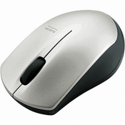 【在庫限り】 ワイヤレスマウス［IR LED・Bluetooth 3.0］ 省電力タイプ （3ボタン・シルバー）　M-BT12BRSV [Bluetoothマウス]