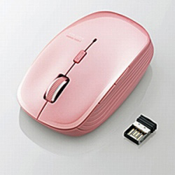 【在庫限り】 マウス M-BL21DBPN ピンク ［BlueLED /5ボタン /USB /無線(ワイヤレス)］