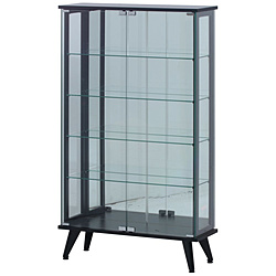 玻璃显示器框5段黑色(高134cm)98883[852]