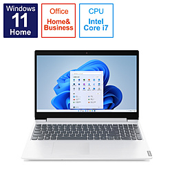 Lenovo(レノボジャパン) ノートパソコン IdeaPad L360i ブリザードホワイト 82HL00HNBC ［15.6型 /Windows11 Home /intel Core i7 /メモリ：16GB /SSD：512GB /Office HomeandBusiness /日本語版キーボード /2022年12月モデル］ 【sof001】