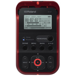 ICレコーダー  レッド R-07 ［Bluetooth対応 /ハイレゾ対応］