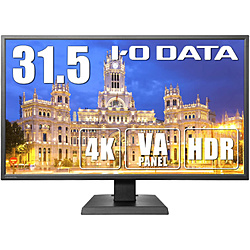 IO DATA(ACI[f[^) LCD-M4K321XVB@31.5^Ch 4K/HDRΉtj^[ [3840×2160/LpVA/DisplayPortEHDMI×3EVGA] ysof001z