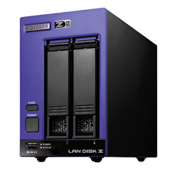 LAN DISK［SSDモデル 1920GB搭載 /2ベイ］ Windows Server IoT 2019 for Storage Standard 搭載 法人向けNAS【受注生産品】   HDL2-Z19SATA-S2
