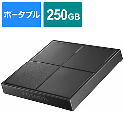 SSPL-UT250K 外付けSSD USB-A接続 (PS5/PS4対応) ビターブラック ［250GB /ポータブル型］