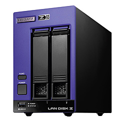 LAN DISK Z [16TB搭載 /2ベイ /50台(ユーザー無制限)] Windows Server IoT 2022搭載 法人向けNAS(5年保証・データ復旧サービス付き)  HDL2-Z22SATA16B