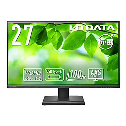 IO DATA(ACI[f[^) USB-Cڑ PCj^[ (5Nۏ)Rۃfy󒍐Yiz ubN LCD-CQ270SA-AG m27^ /WQHD(2560×1440j /Ch /100Hzn
