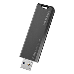 IO DATA(アイオーデータ) SSPS-US500GR/S 外付けSSD USB-A接続 かんたんデータ移行アプリ内蔵(Windows11対応) グレー×ブラック ［500GB /ポータブル型］