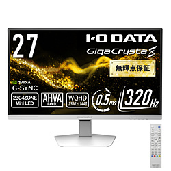 �A�C�I�[�f�[�^ KH-GDQ271ULAQW MiniLEDWQHD320Hz�Ή��Q�[�~���O���j�^�[ GigaCrysta S �z���C�g �m27�^ /WQHD(2560×1440�j /���C�h /320Hz�n