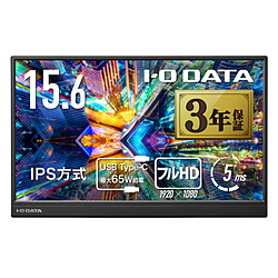 �A�C�I�[�f�[�^ USB-C�ڑ� ���o�C�����j�^�[ �u���b�N LCD-YC164HBX �m15.6�^ /�t��HD(1920×1080) /���C�h /60Hz�n