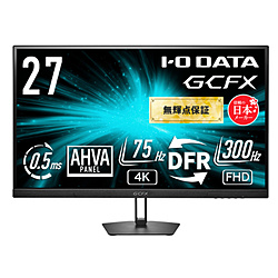 �A�C�I�[�f�[�^ KH-GDU271ADB �Q�[�~���O���j�^�[ �uGCFX�v �u���b�N �m27�^ /4K(3840×2160�j /���C�h /300Hz�n