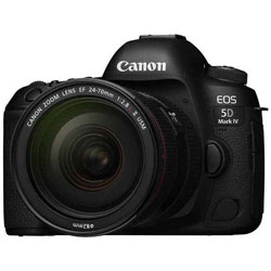 EOS 5D Mark IV デジタル一眼レフカメラ EF24-70 F2.8L II USM レンズキット（FIVEオリジナルストラップ付き限定セット）  ブラック EOS5DMK42470L2LK ［ズームレンズ］