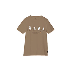 男女兼用Tシャツ KKS Tee(Mサイズ/ブラウン） TS-19AU20103BR