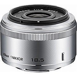 カメラレンズ 1 NIKKOR 18.5mm f/1.8 NIKKOR（ニッコール） シルバー [ニコン 1 /単焦点レンズ] NIKKOR（ニッコール） シルバー  ［ニコン 1 /単焦点レンズ］
