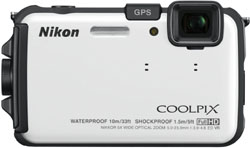 中古】COOLPIX AW100 (1600万画素／5倍／防水／ナチュラルホワイト