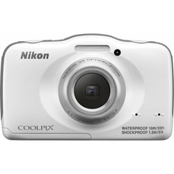 コンパクトデジタルカメラ　COOLPIX（クールピクス） S32（ホワイト）   ［防水+防塵+耐衝撃］