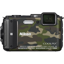 コンパクトデジタルカメラ　COOLPIX（クールピクス） AW130（カムフラージュグリーン） AW130 カムフラージュグリーン ［防水+防塵+耐衝撃］