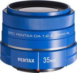 カメラレンズ smc PENTAX-DA 35mmF2.4AL APS-C用  オーダーカラー・ブルー  ［ペンタックスK /単焦点レンズ］
