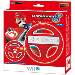 中古】WiiU マリオカート8 ハンドル for Wiiリモコンマリオ