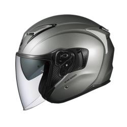 EXCEED オープンフェイスヘルメット クールガンメタ Mサイズ(57-58cm）