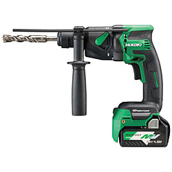 ＨｉＫＯＫＩ　１８Ｖコードレスロータリハンマドリル　ＳＤＳプラスシャンク　ガンハンドル　ＭＶ電池搭載品   DH18DPB-2XP
