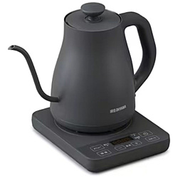 湯漏れ防止ドリップケトル温調タイプ チャコール IKE-C800T-H 湯漏れ防止ドリップケトル温調タイプ チャコール IKE-C800T-H
