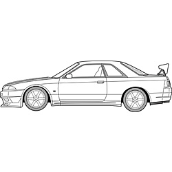1/24 湾岸ミッドナイトシリーズ No.6　日産 スカイライン GT-R（R32）友也